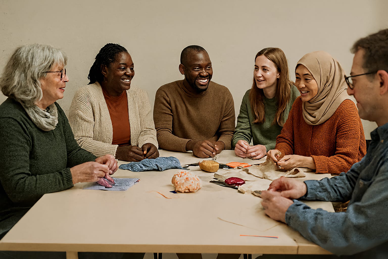 Groupe lors d'un atelier